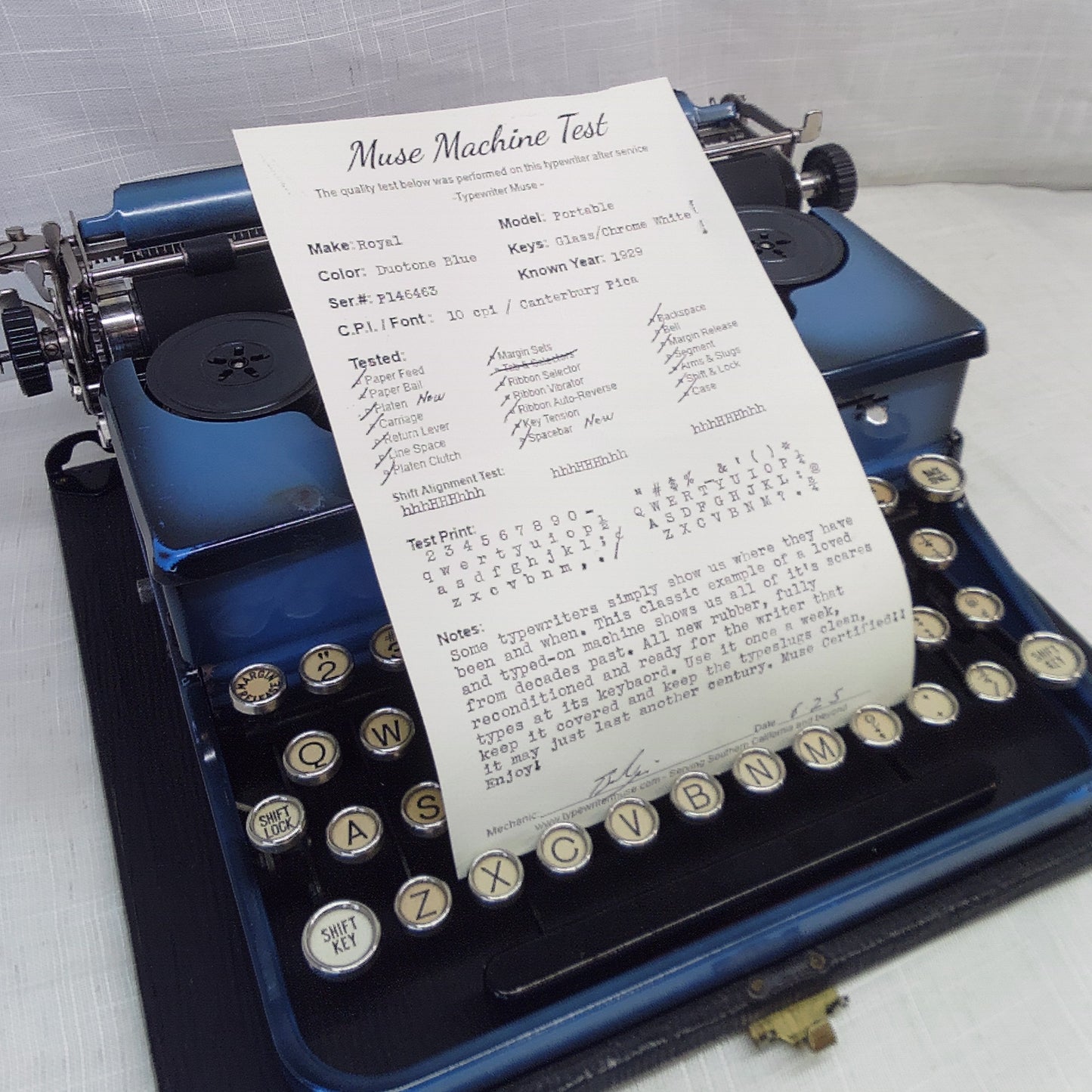 Royal Model P. / Portable 1929