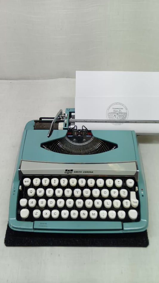 196X Smith Corona Corsair Deluxe Typewriter, Reconditioned Typewriter