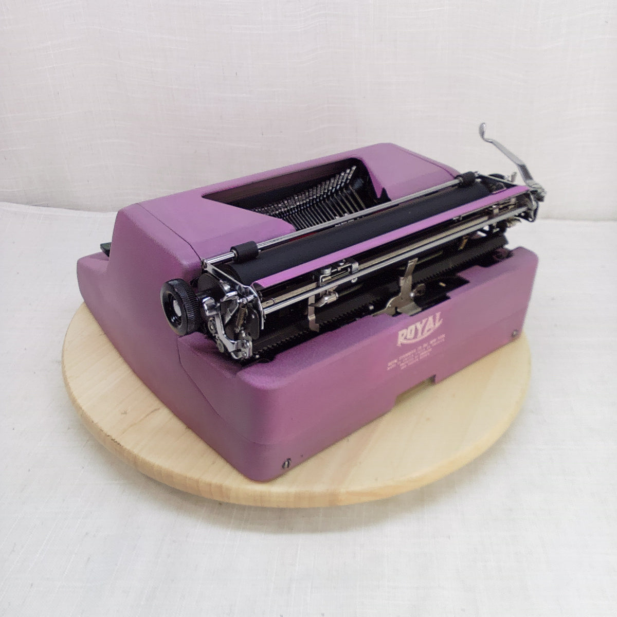 '56 Royal Senior Companion Typewriter Dusty Rose Pink